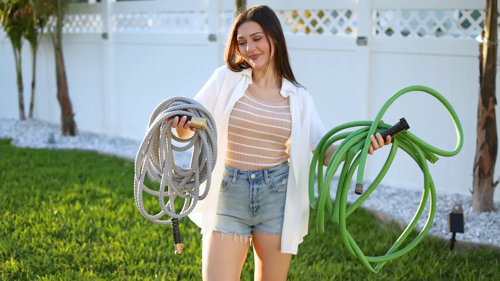 Carrying the Titan Ultralight hose one-handed