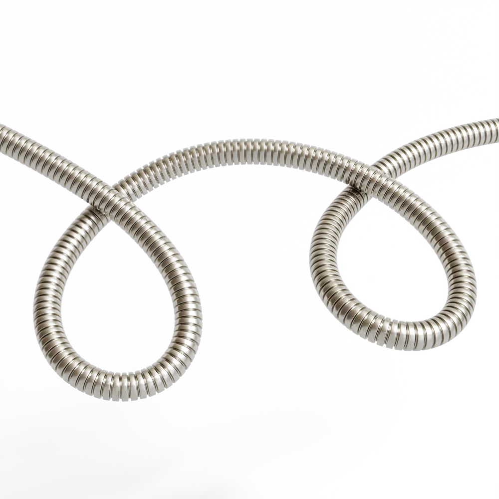 Stainless hose bending without kinking